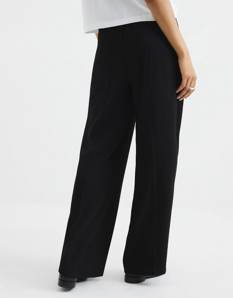 Wide Leg Trouser - Black