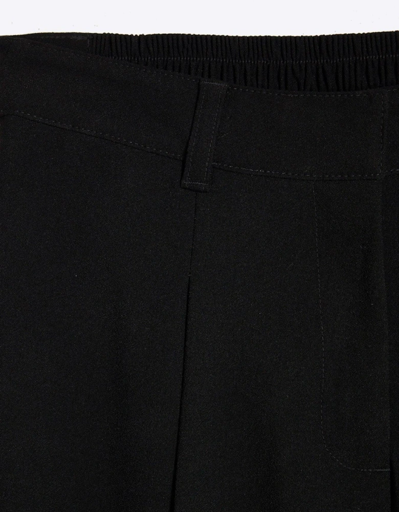 Wide Leg Trouser - Black