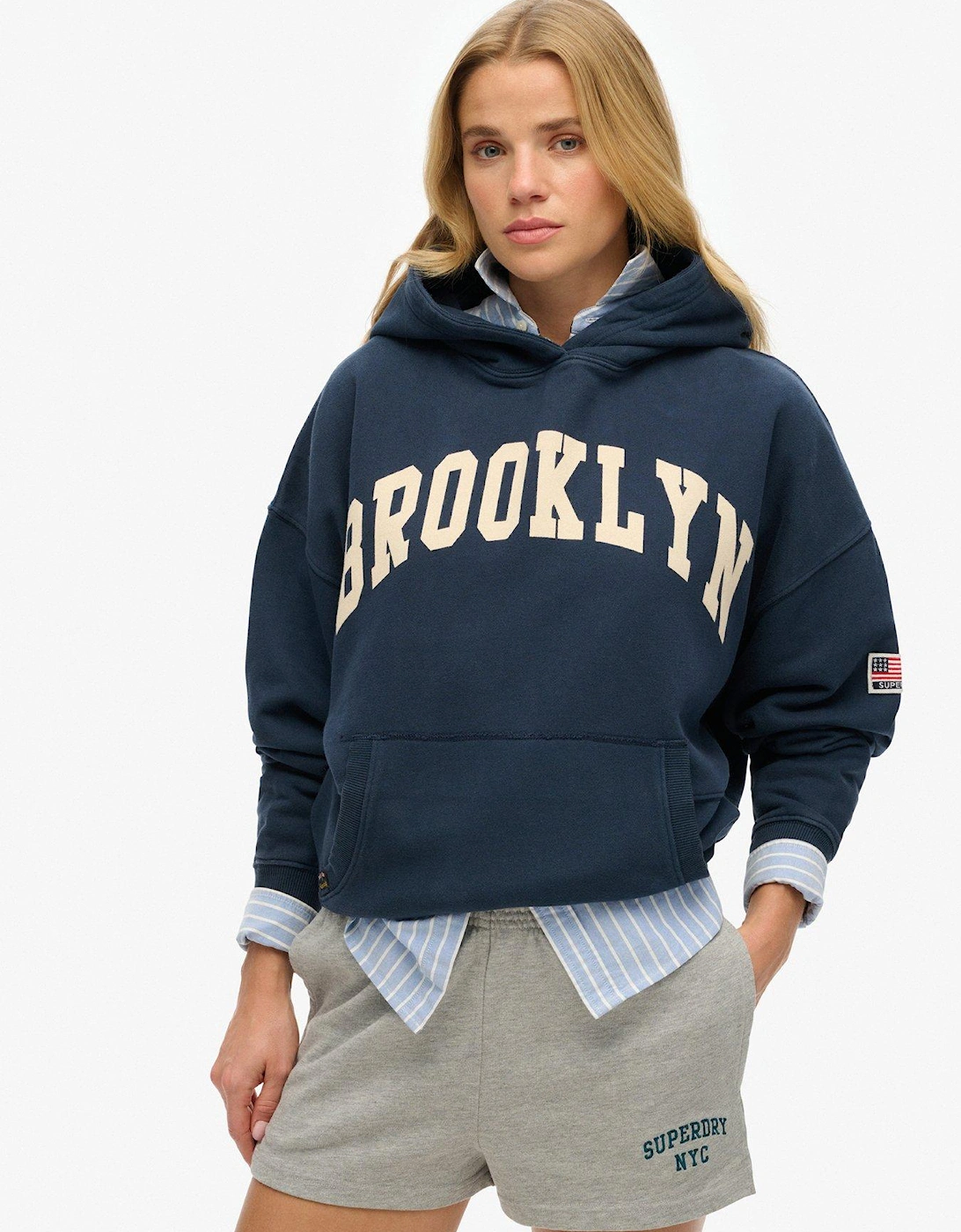 Athletic Essentials Relaxed Hoodie - Navy, 2 of 1