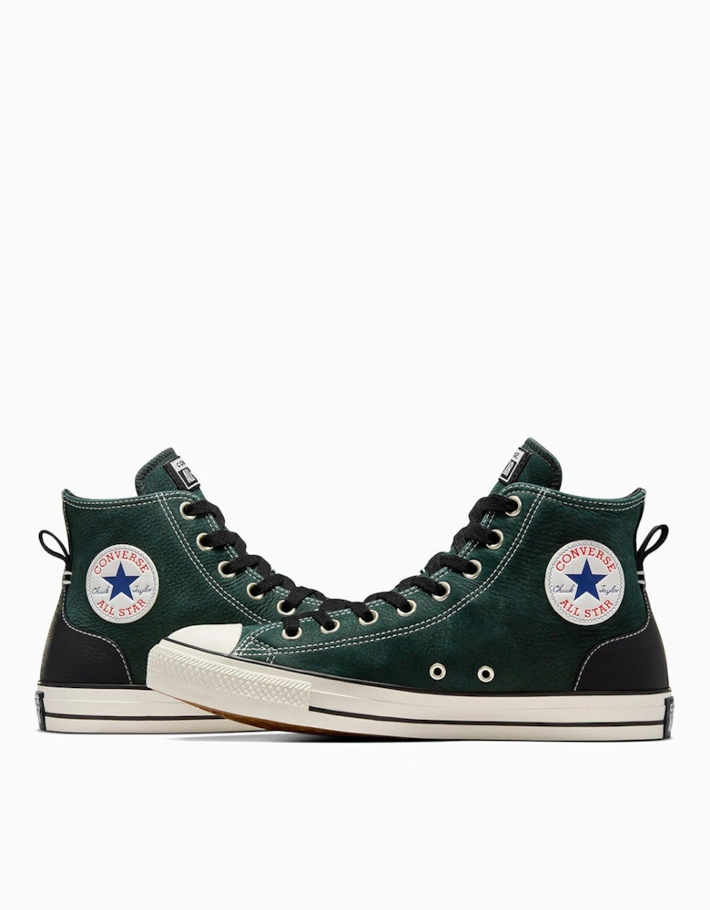 Mens Lux Sport Chuck Taylor All Star Wide Trainers High Top - Green
