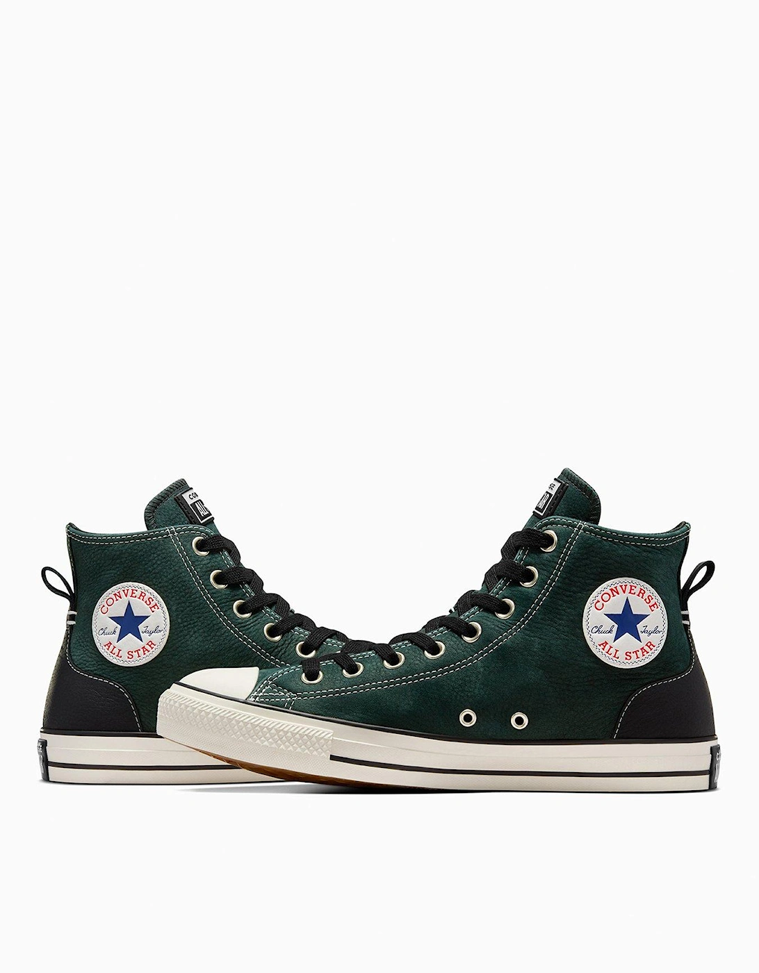 Mens Lux Sport Chuck Taylor All Star Wide Trainers High Top - Green