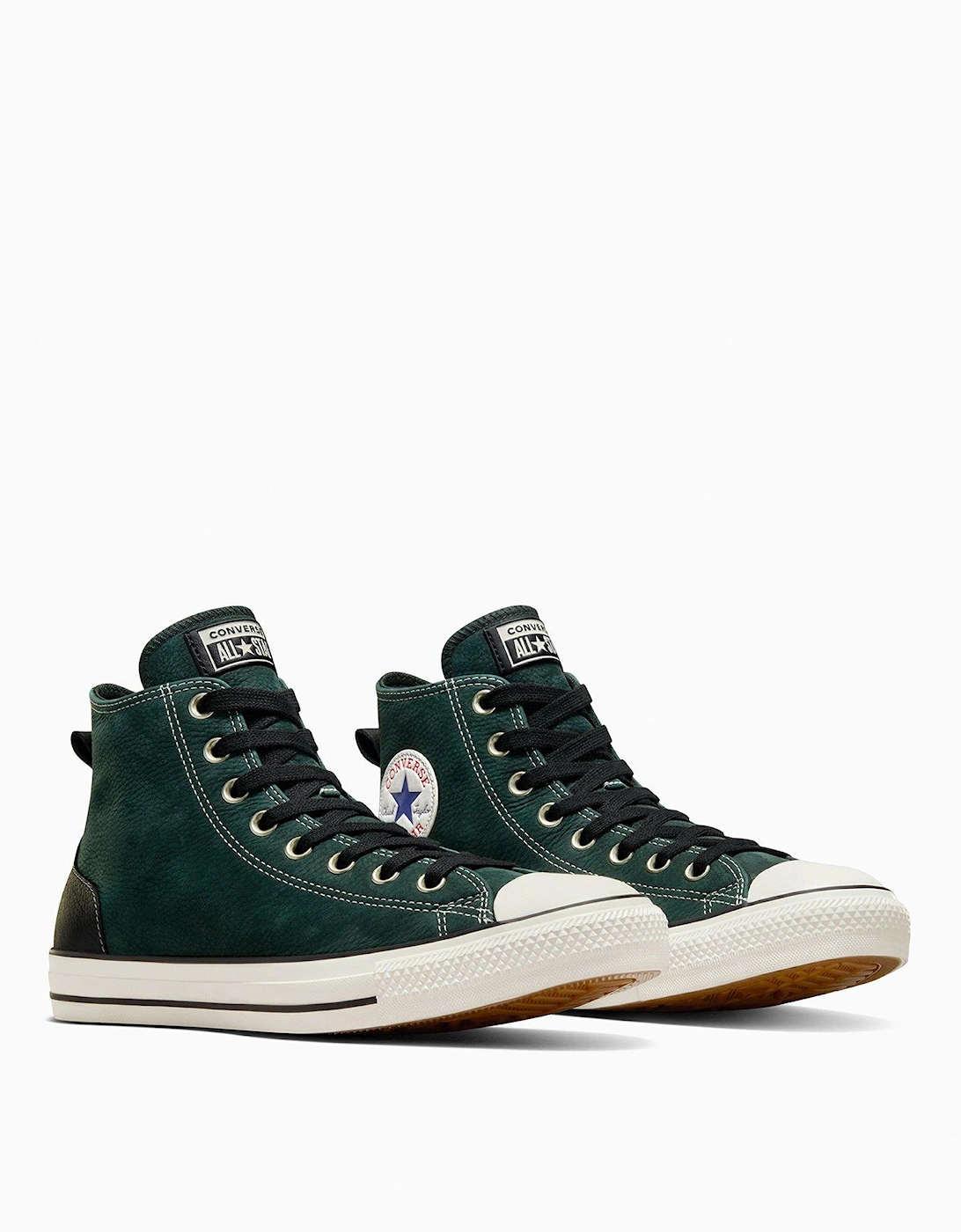 Mens Lux Sport Chuck Taylor All Star Wide Trainers High Top - Green