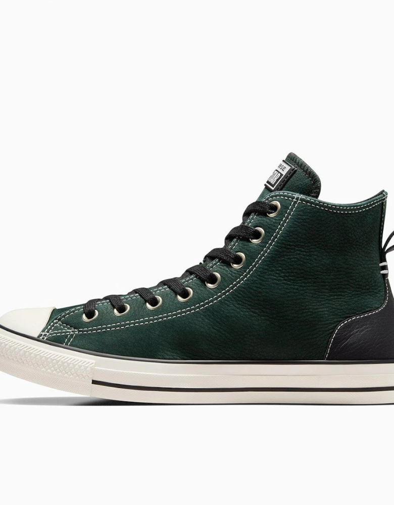 Mens Lux Sport Chuck Taylor All Star Wide Trainers High Top - Green