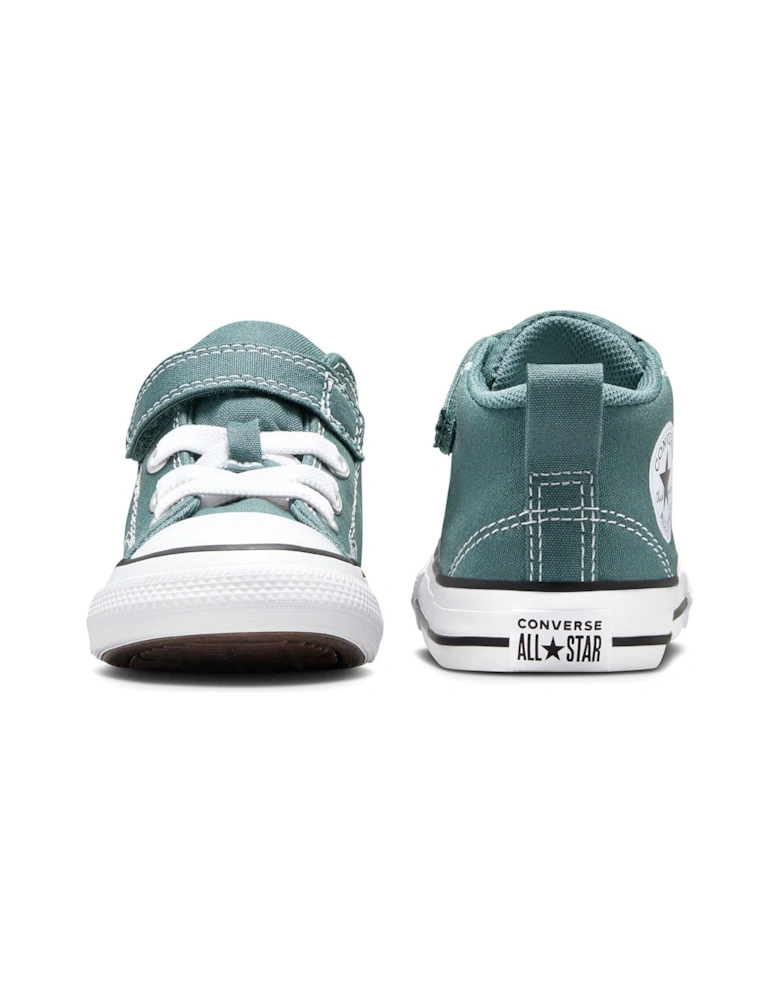 Kids Chuck Taylor All Star Malden Street 1v Canvas Mid Top - Green