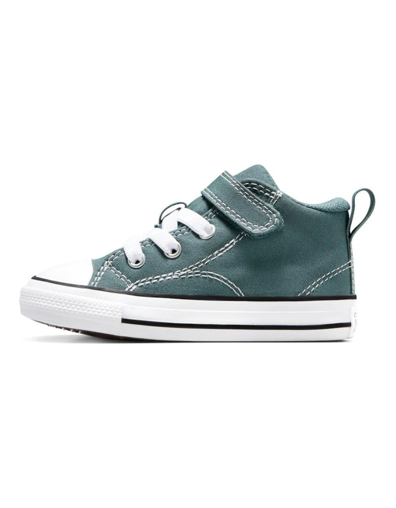 Kids Chuck Taylor All Star Malden Street 1v Canvas Mid Top - Green