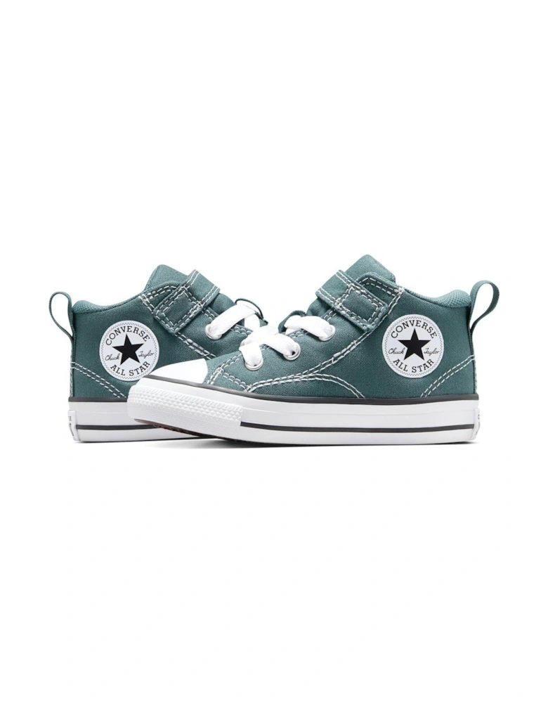 Kids Chuck Taylor All Star Malden Street 1v Canvas Mid Top - Green