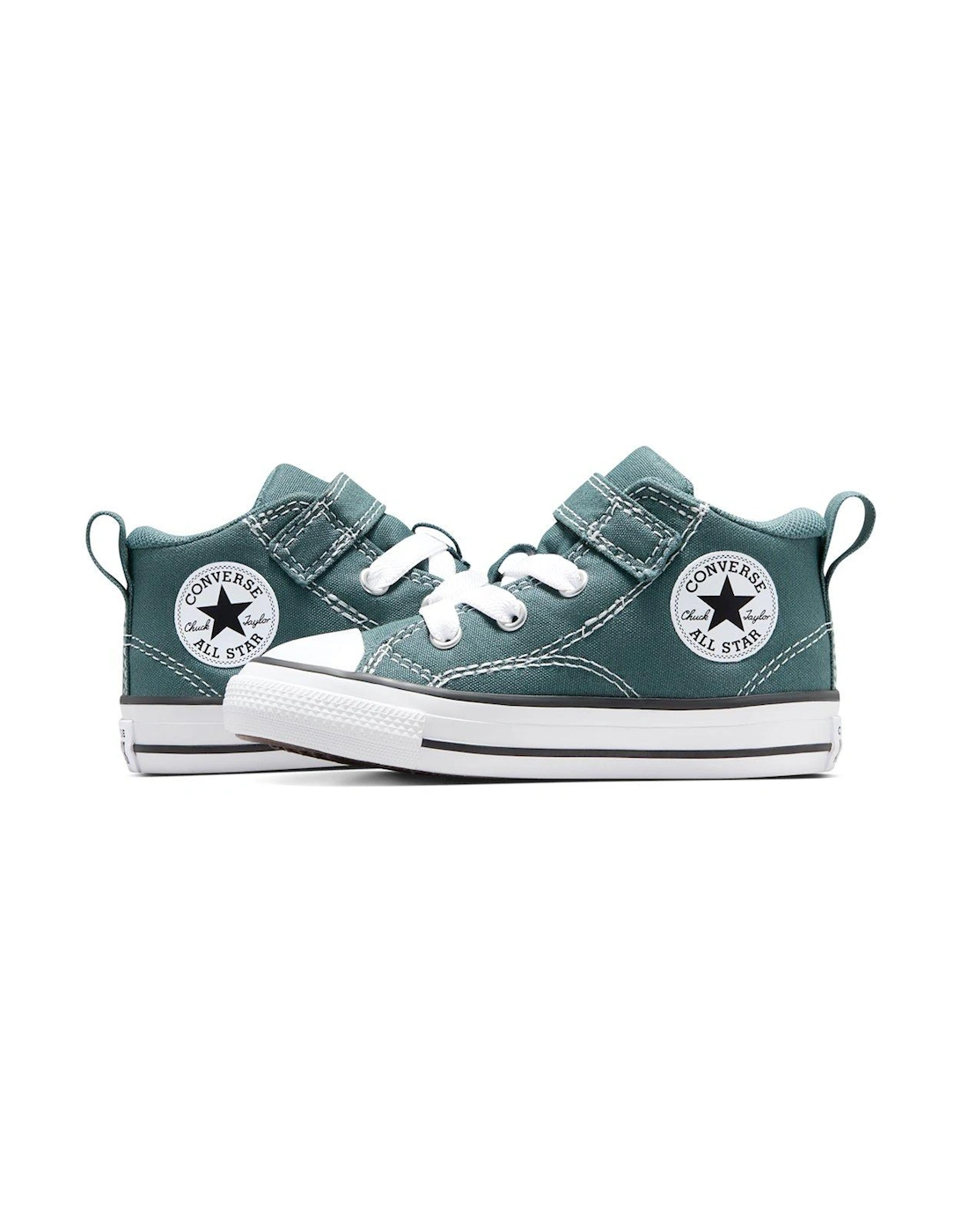 Kids Chuck Taylor All Star Malden Street 1v Canvas Mid Top - Green