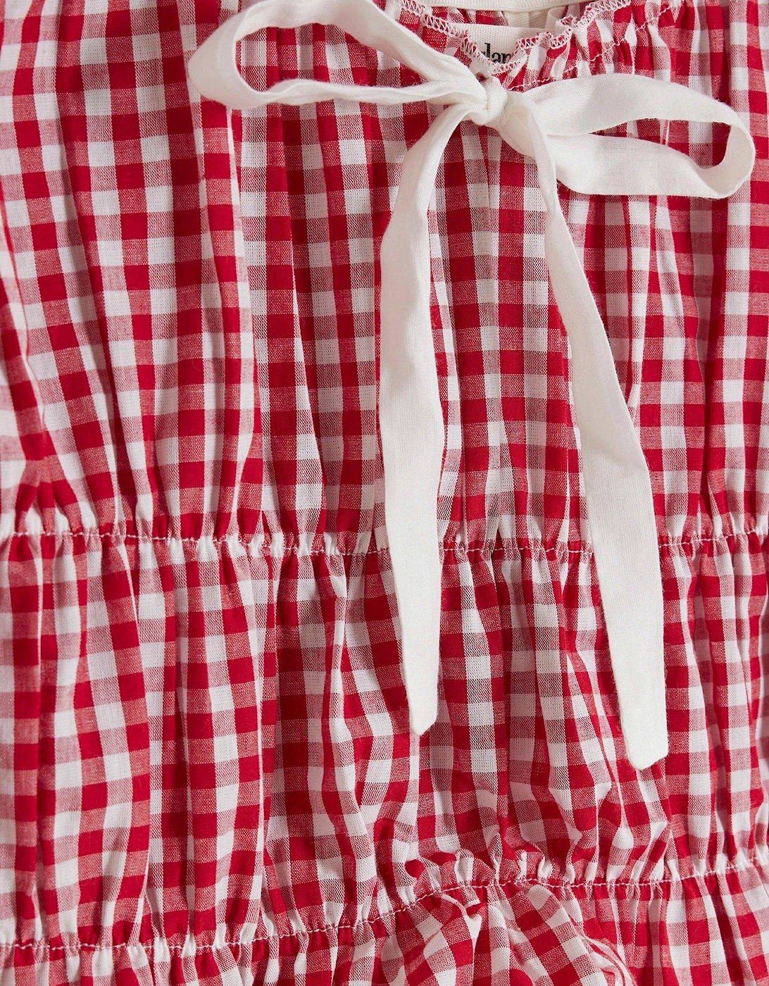 Gingham Pyjama Set - Red