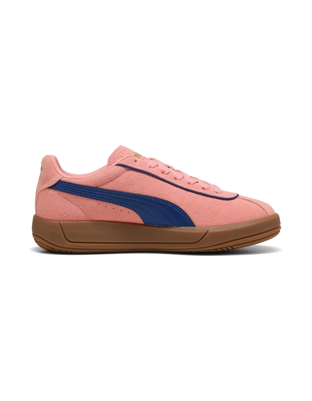 Women's Club Klassika SD Trainers - Salmon and Ocean Blue