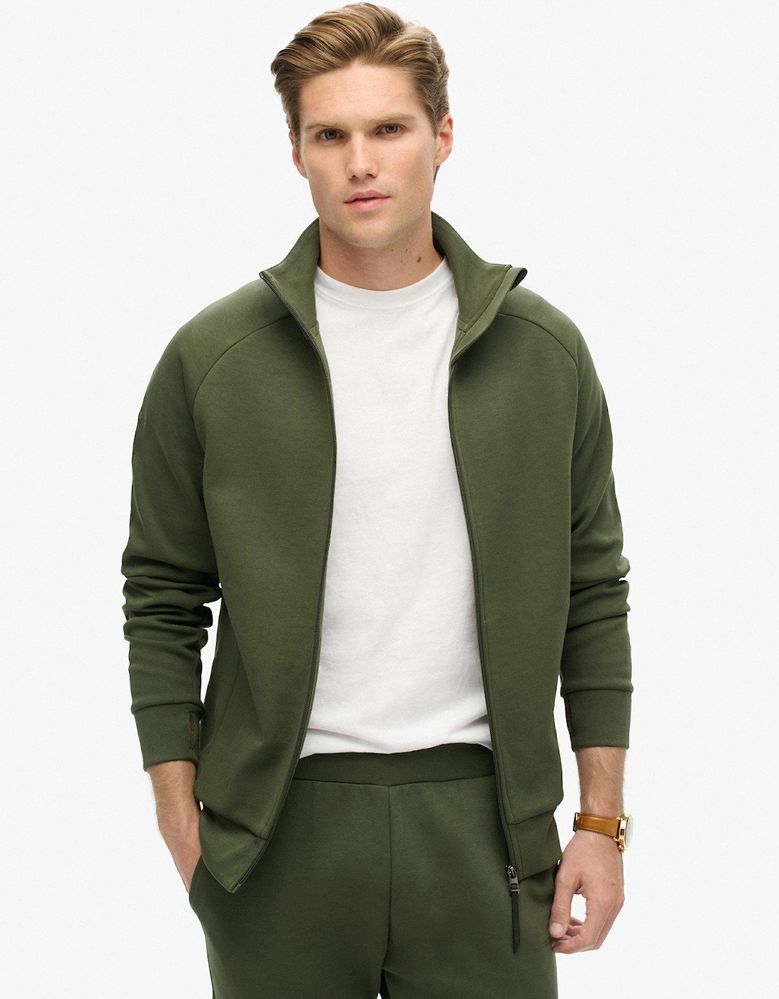 Tech Track Top - Dark Green, 2 of 1