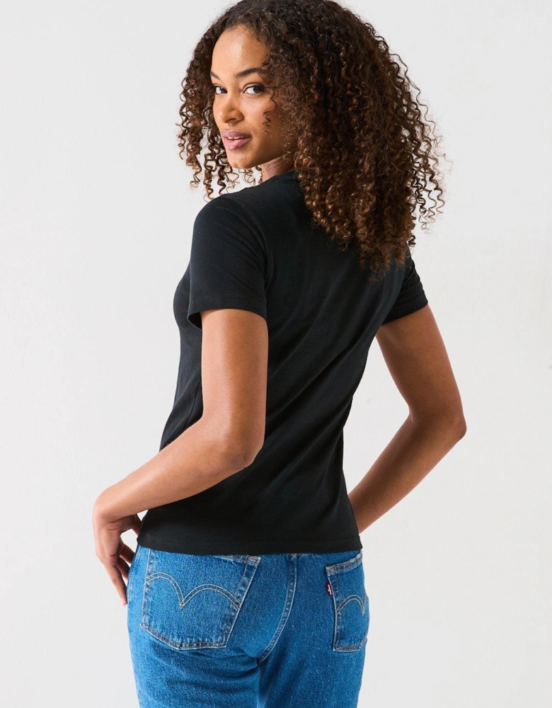 Chuck Taylor T-Shirt Left Chest Star - Black