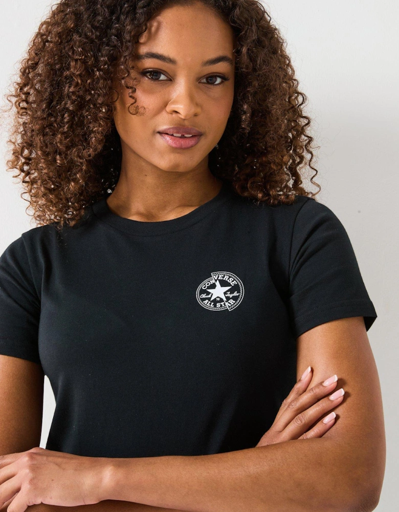 Chuck Taylor T-Shirt Left Chest Star - Black