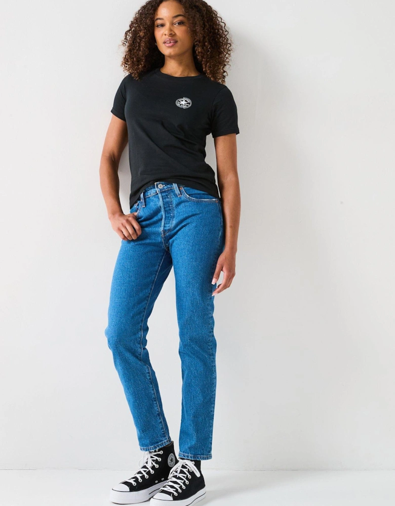 Chuck Taylor T-Shirt Left Chest Star - Black