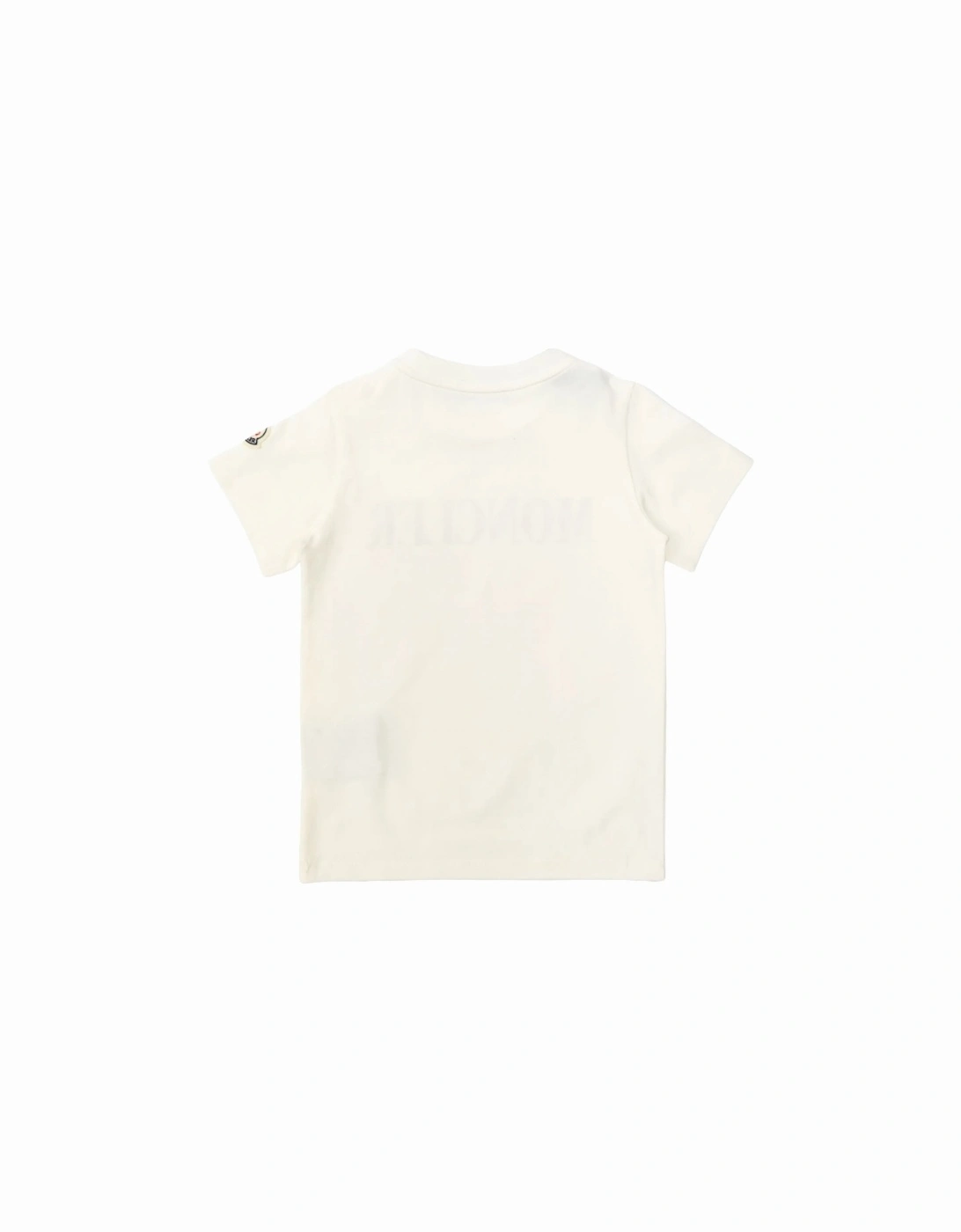 Baby Branded Cotton T-Shirt White