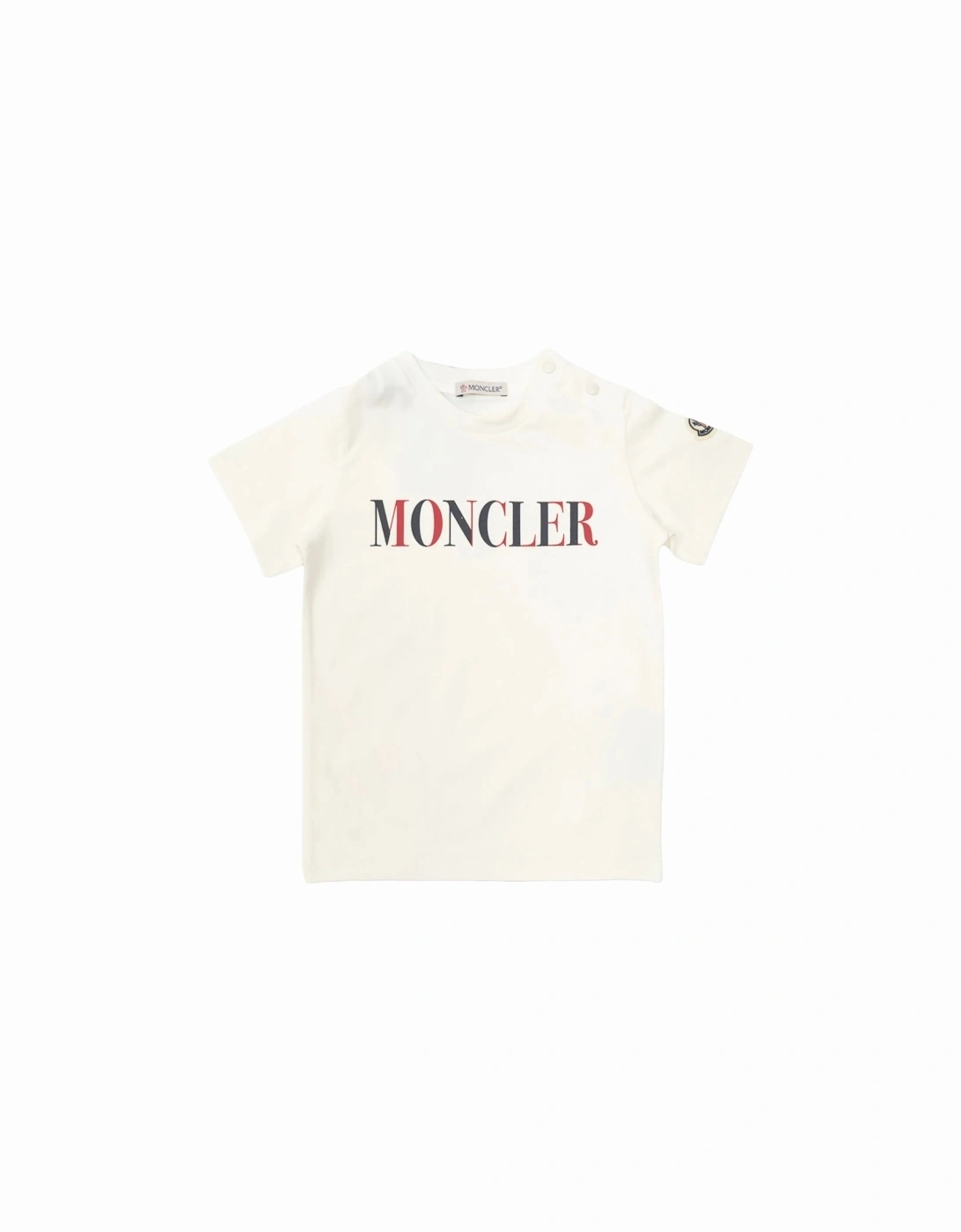 Baby Branded Cotton T-Shirt White, 5 of 4