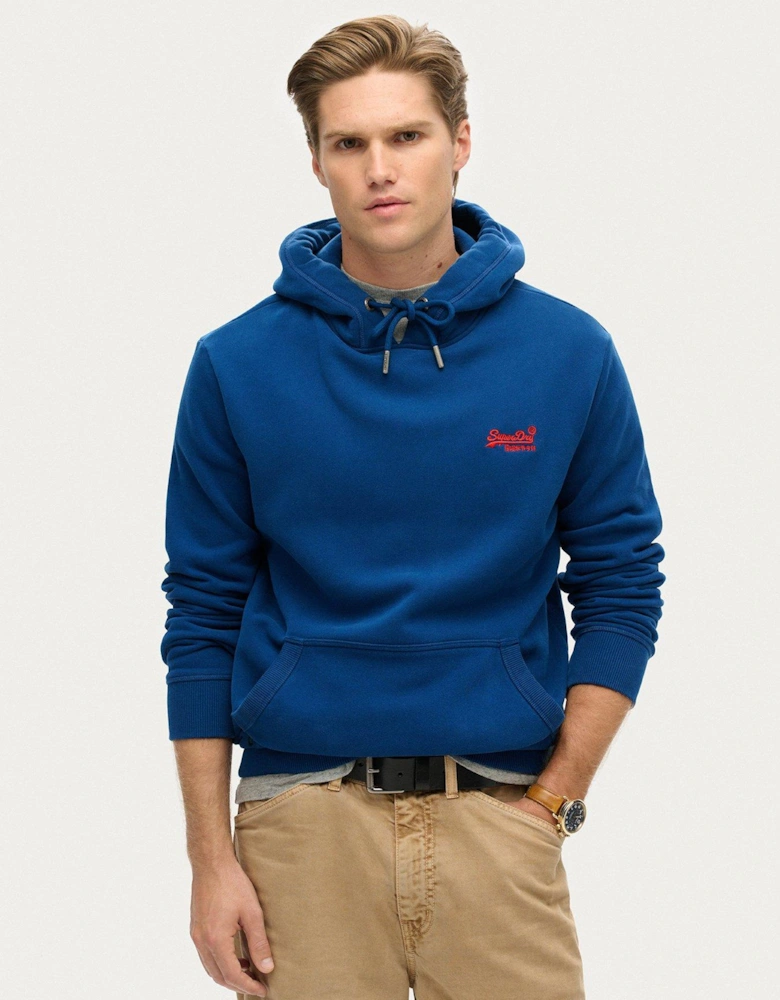 Essential Logo Pullover Hoodie - Blue