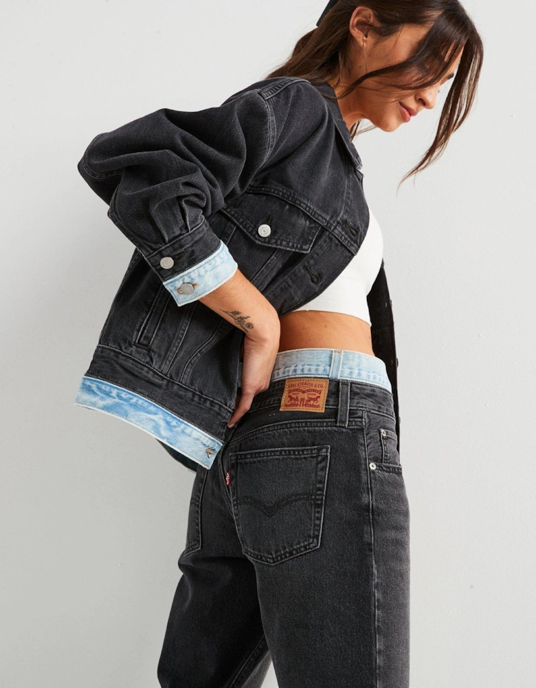 90s Trucker Jacket - Layer Cake Trucker - Black