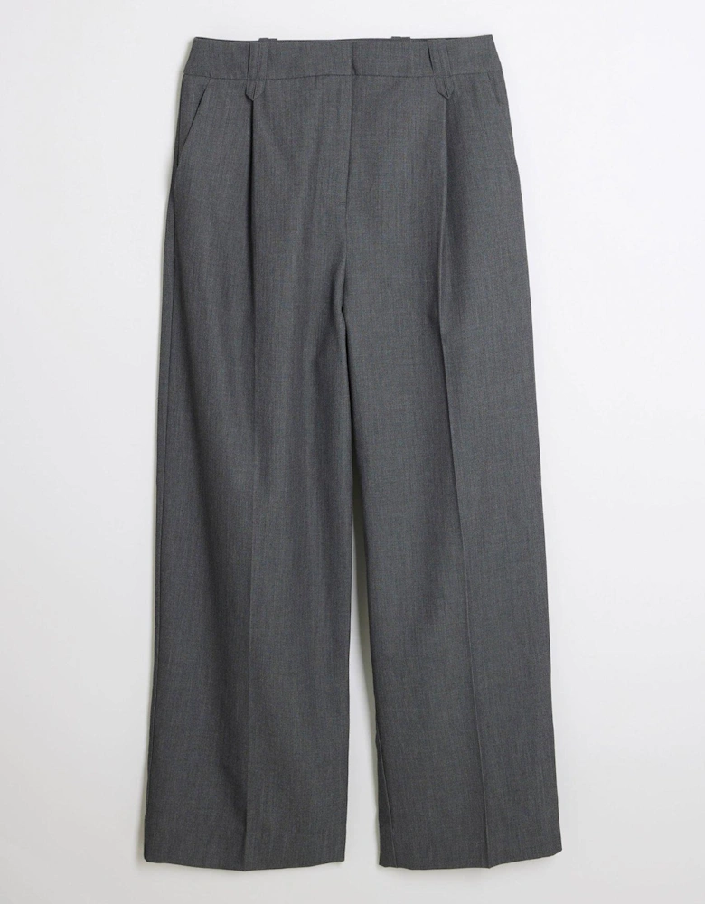Cargo Wide Leg Trousers - Grey