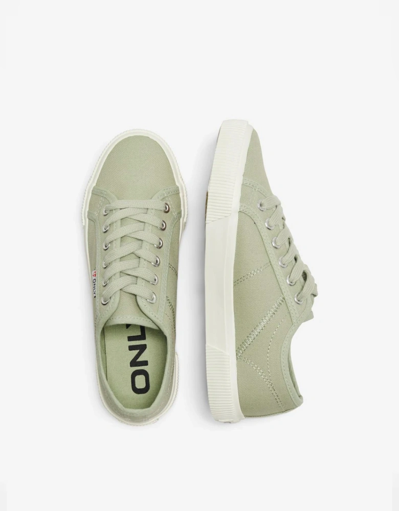 Women's Nicola Canvas Sneaker Granite Green