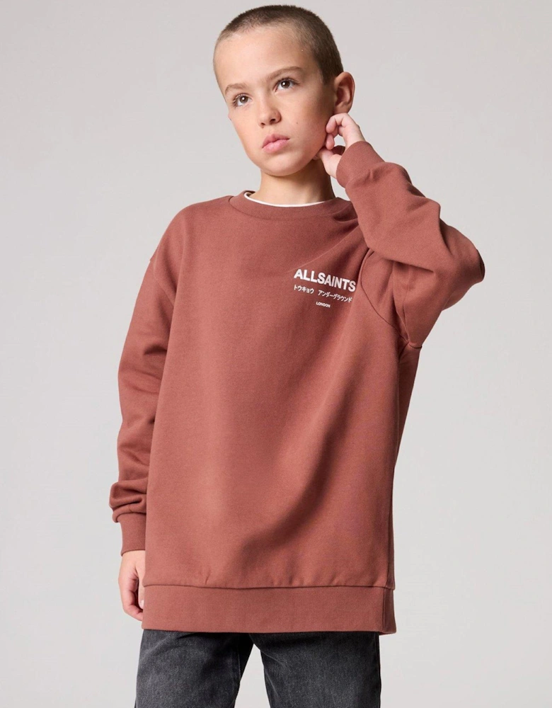 Boys Underground Sweatshirt - Brown