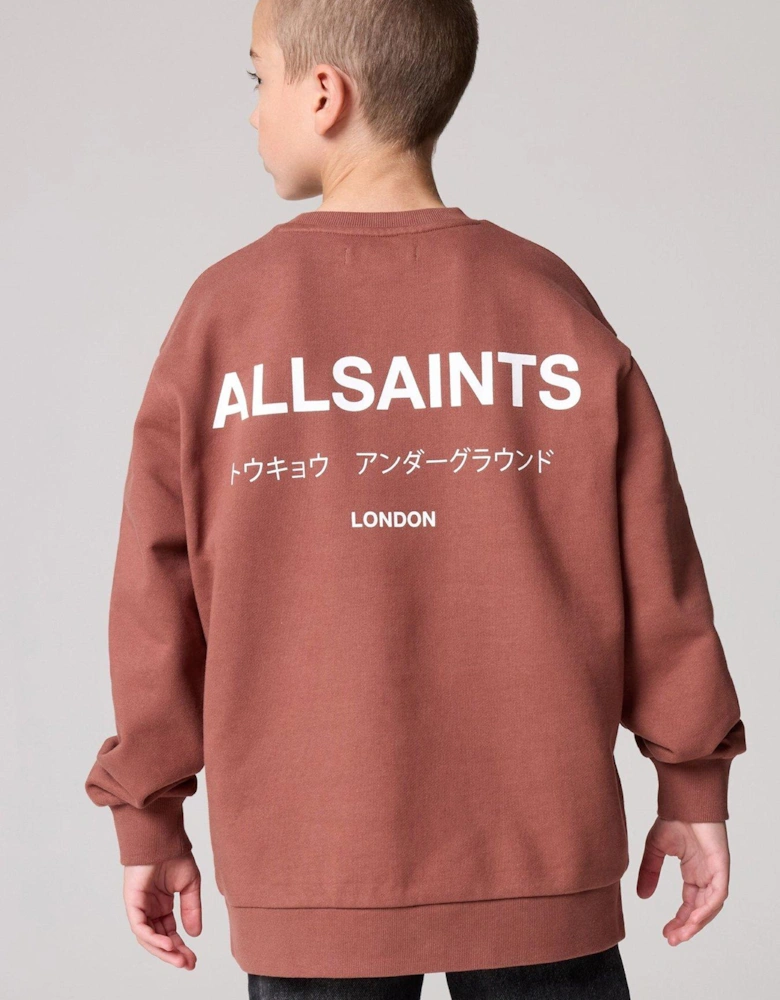 Boys Underground Sweatshirt - Brown