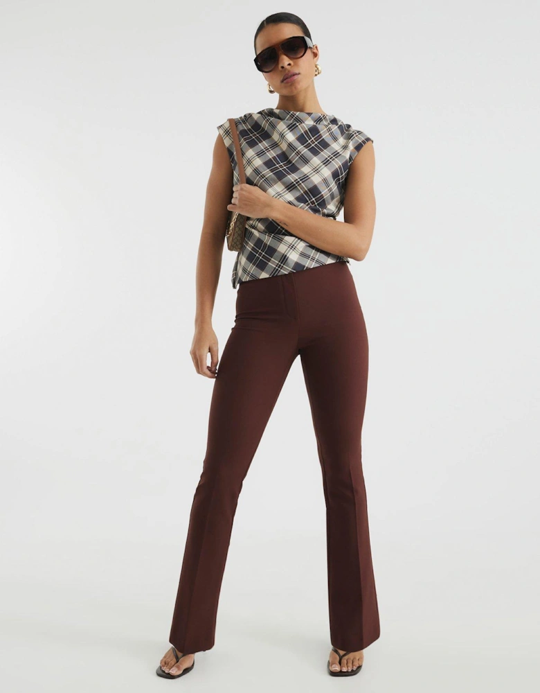 Skinny Leg Trouser - Dark Brown