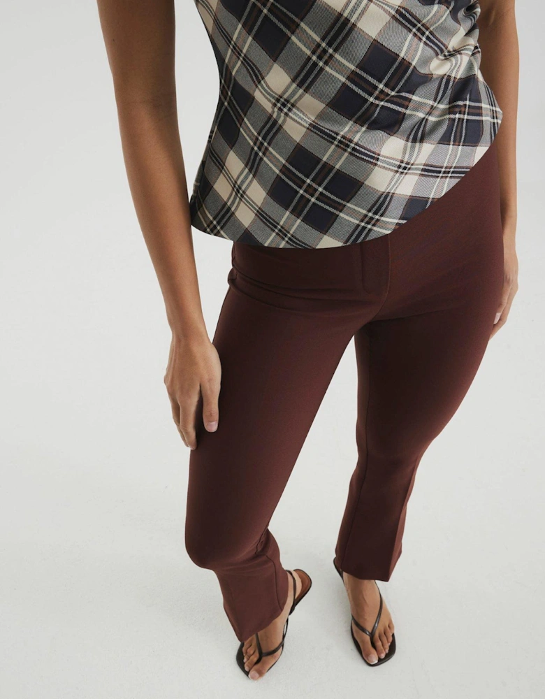 Skinny Leg Trouser - Dark Brown