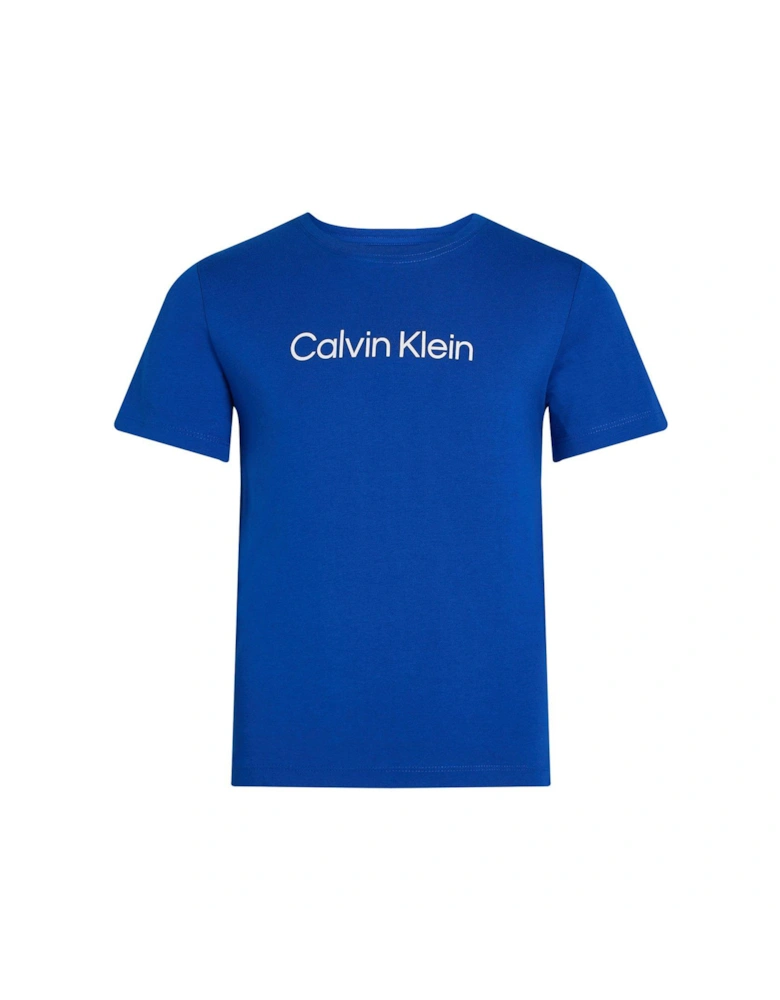 Kids Logo Short Sleeve T-Shirt - Blue