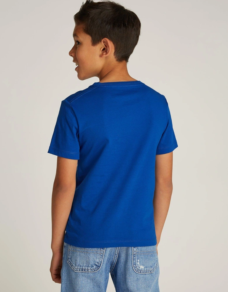 Kids Logo Short Sleeve T-Shirt - Blue