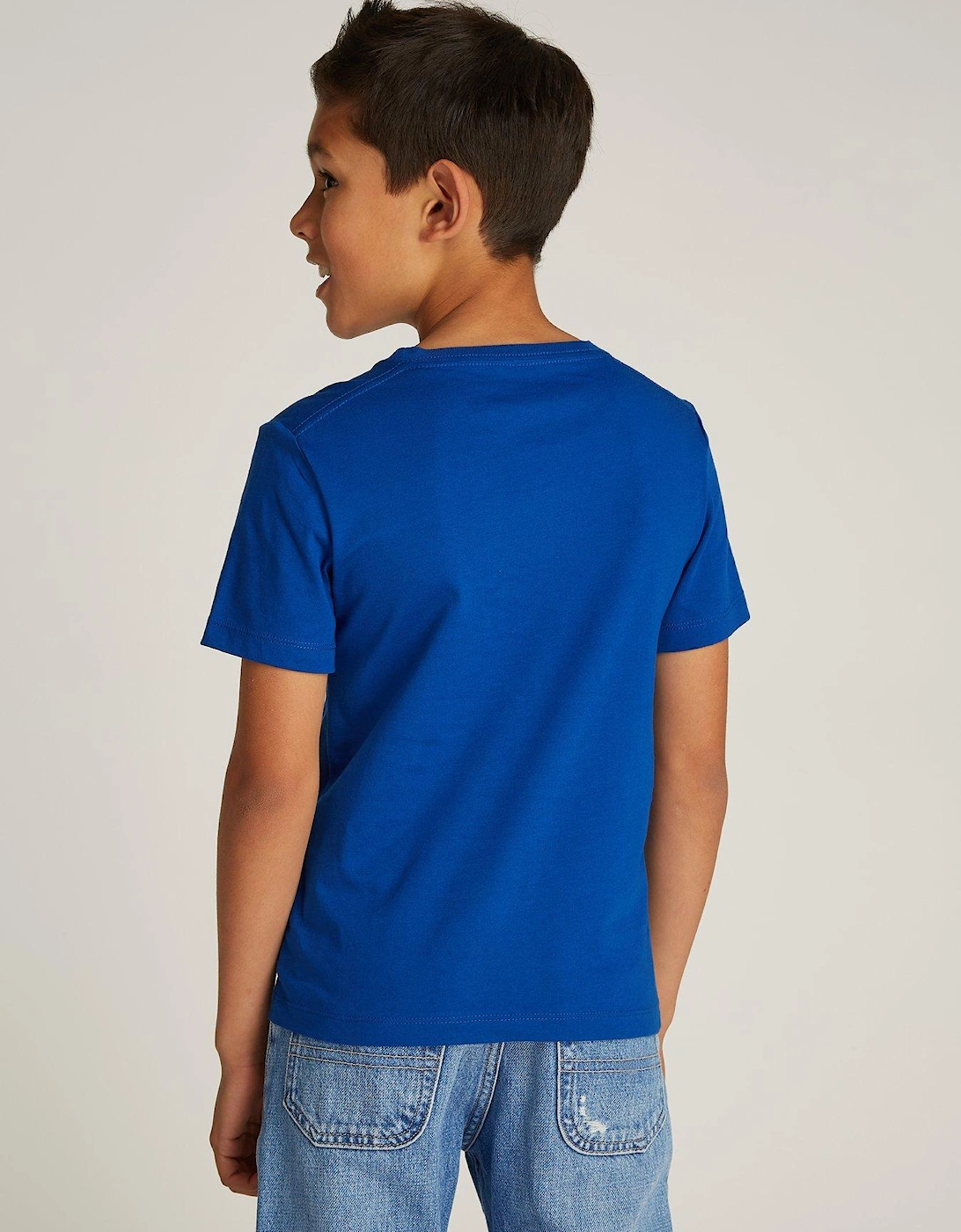 Kids Logo Short Sleeve T-Shirt - Blue