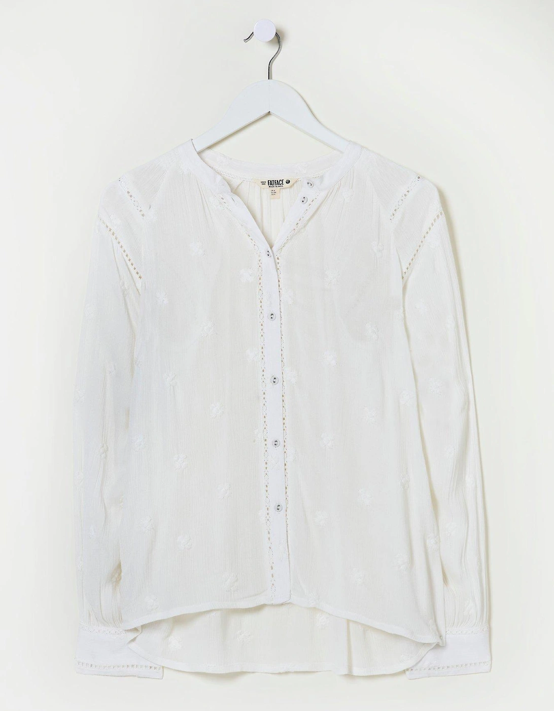 Orla Embroidered Blouse - White