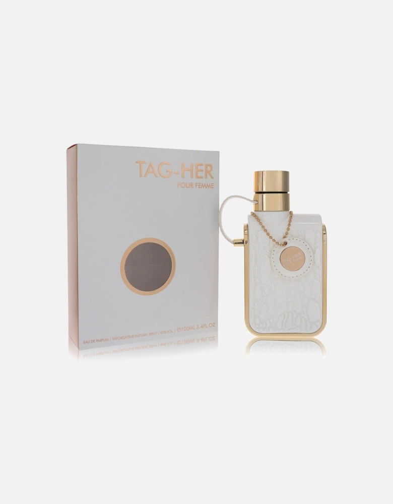 Tag Her by Eau De Parfum Spray 3.4 oz for Women - White