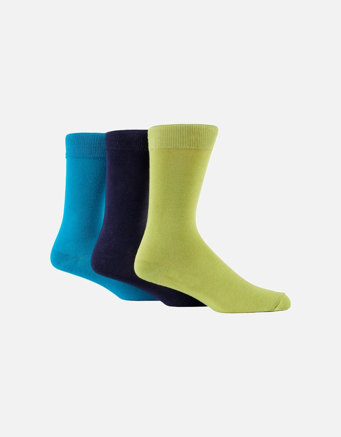 3 PAIR MENS BAMBOO PLAIN SOCKS, 2 of 1