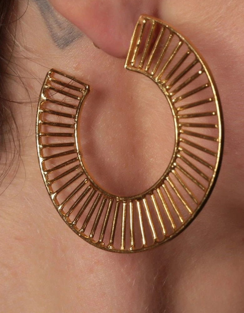  Earrings Grid Hoops