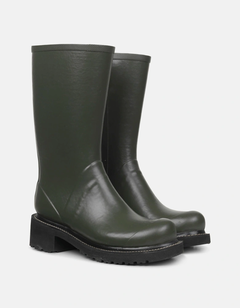  3/4 Rubber Boots w Zip Rub47Zip