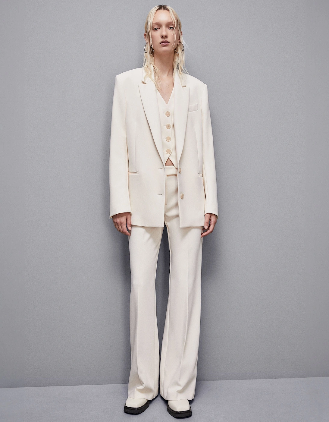 Patrizia Pepe Women's Tailored Jacket - White - Size: 12