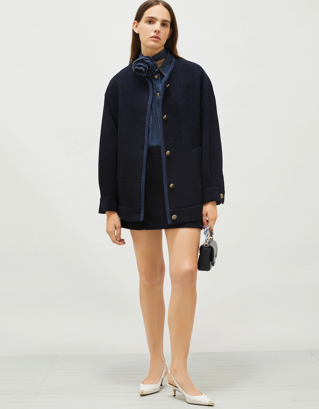 Marella Women's Umes Jacket - Navy - Size: 12