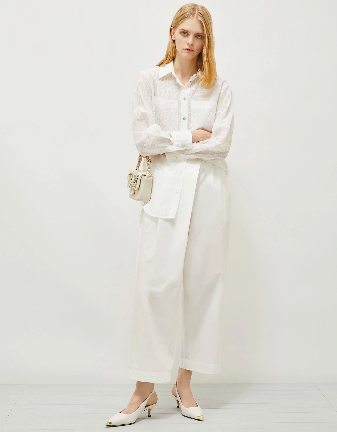 Marella Women's Ricola Shirt - White - Size: 10