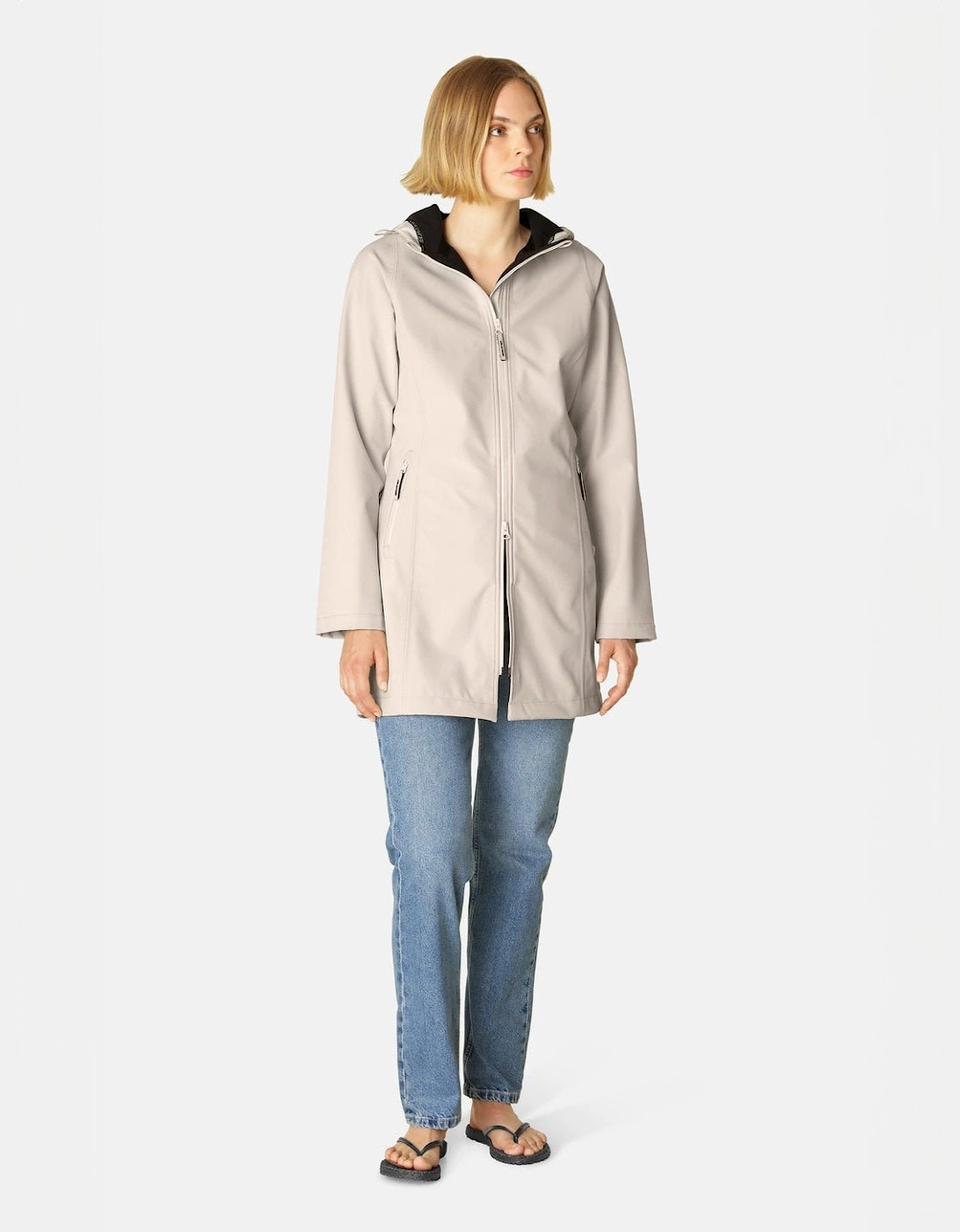 Ilse Jacobsen Women's Raincoat Daybreak01 - Tan - Size: 8