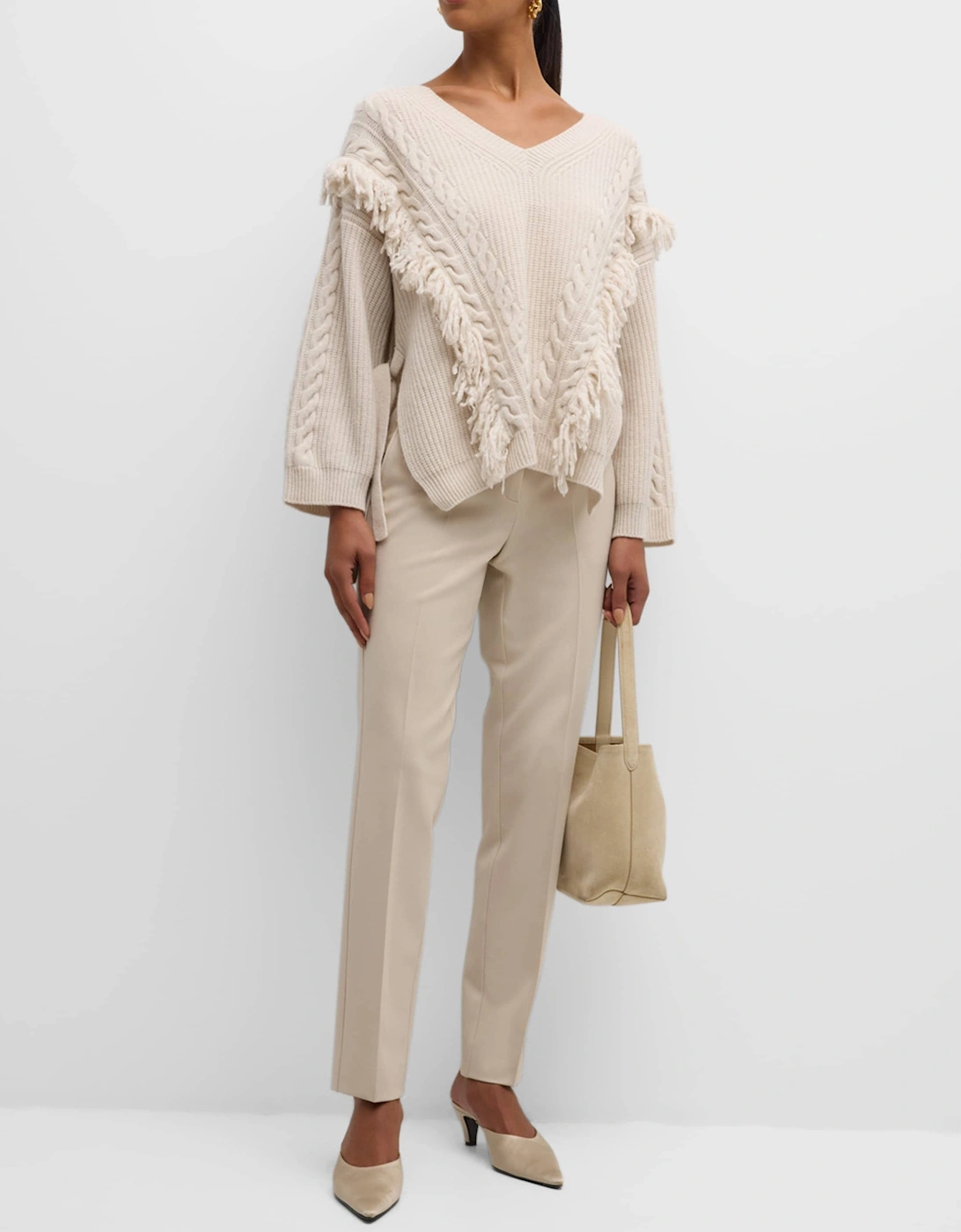 Marella Women's Norois Sweater - Tan - Size: 10/8