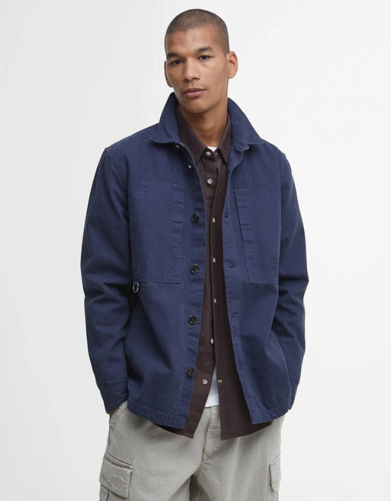 Deepdale Mens Relaxed Fit Canvas Overshirt