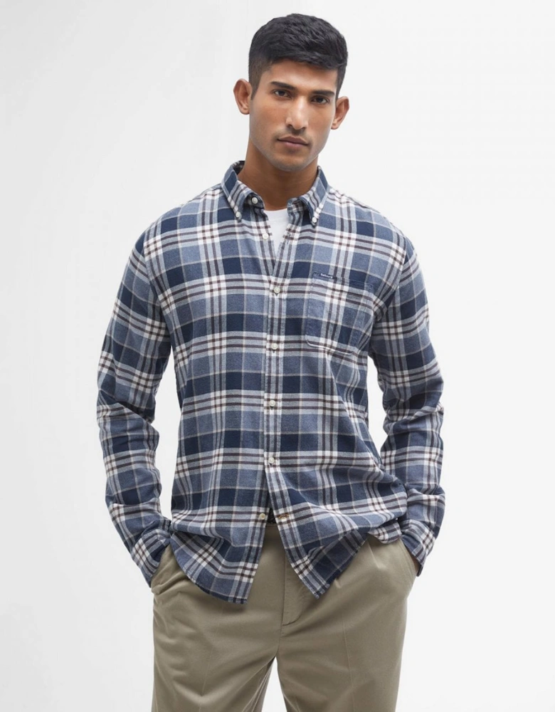 Fallbay Mens Tailored Fit Check Shirt