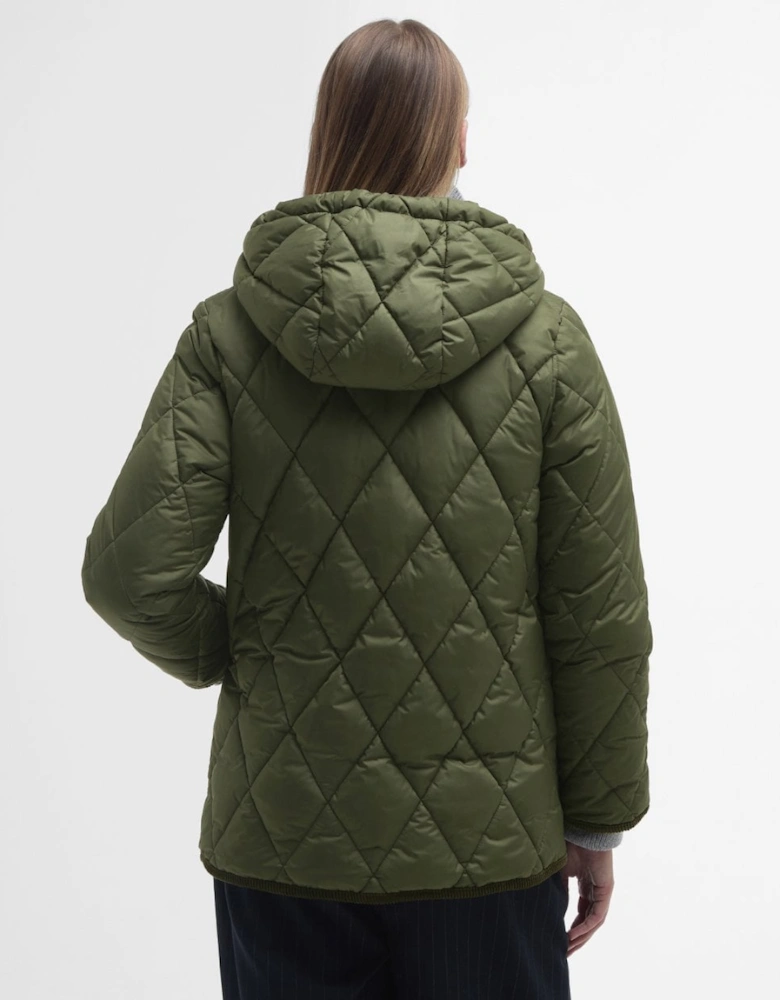 Erin Womens Quilted Puffer Jacket