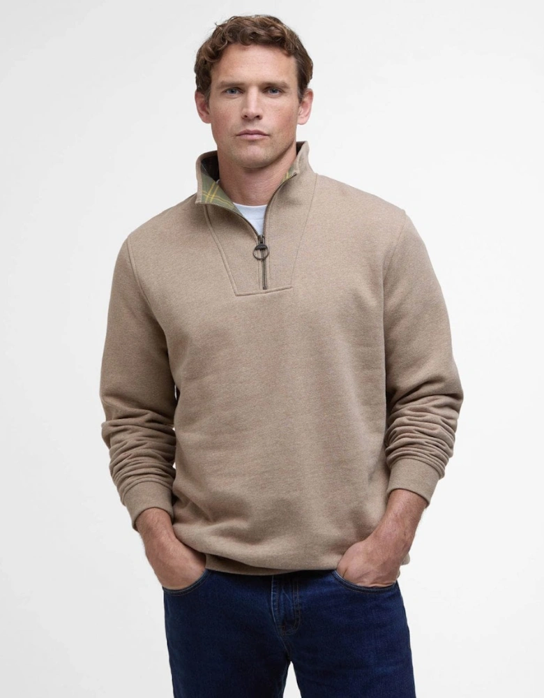 Nelson Mens Half Zip Sweatshirt