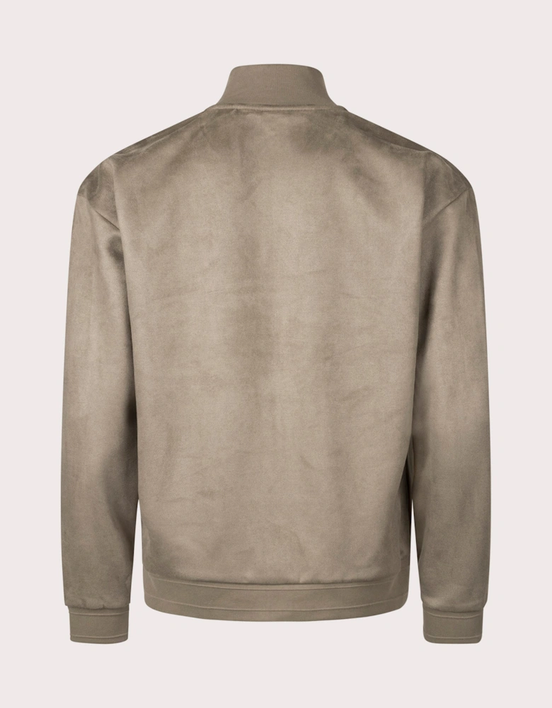 Sutton Suede Track Top