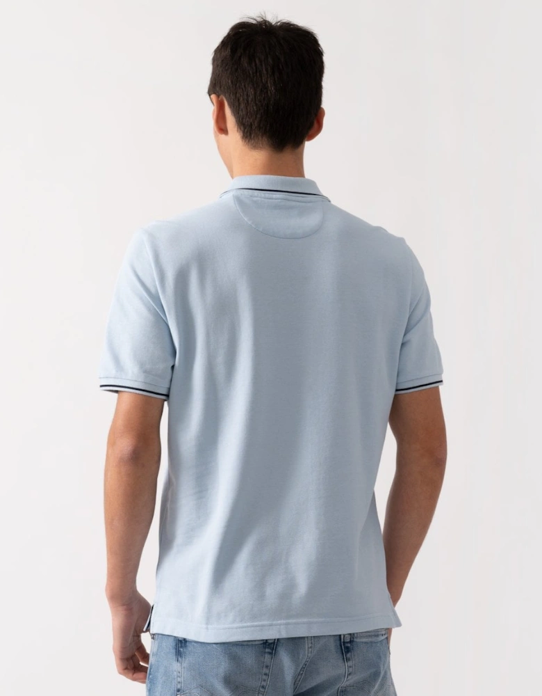 Mens Short Sleeve Tipping Pique Polo