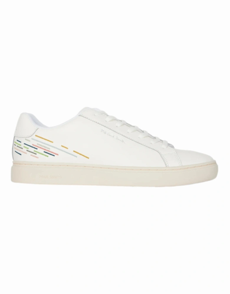 PS Rex Embroidery Trainers 01 WHITE