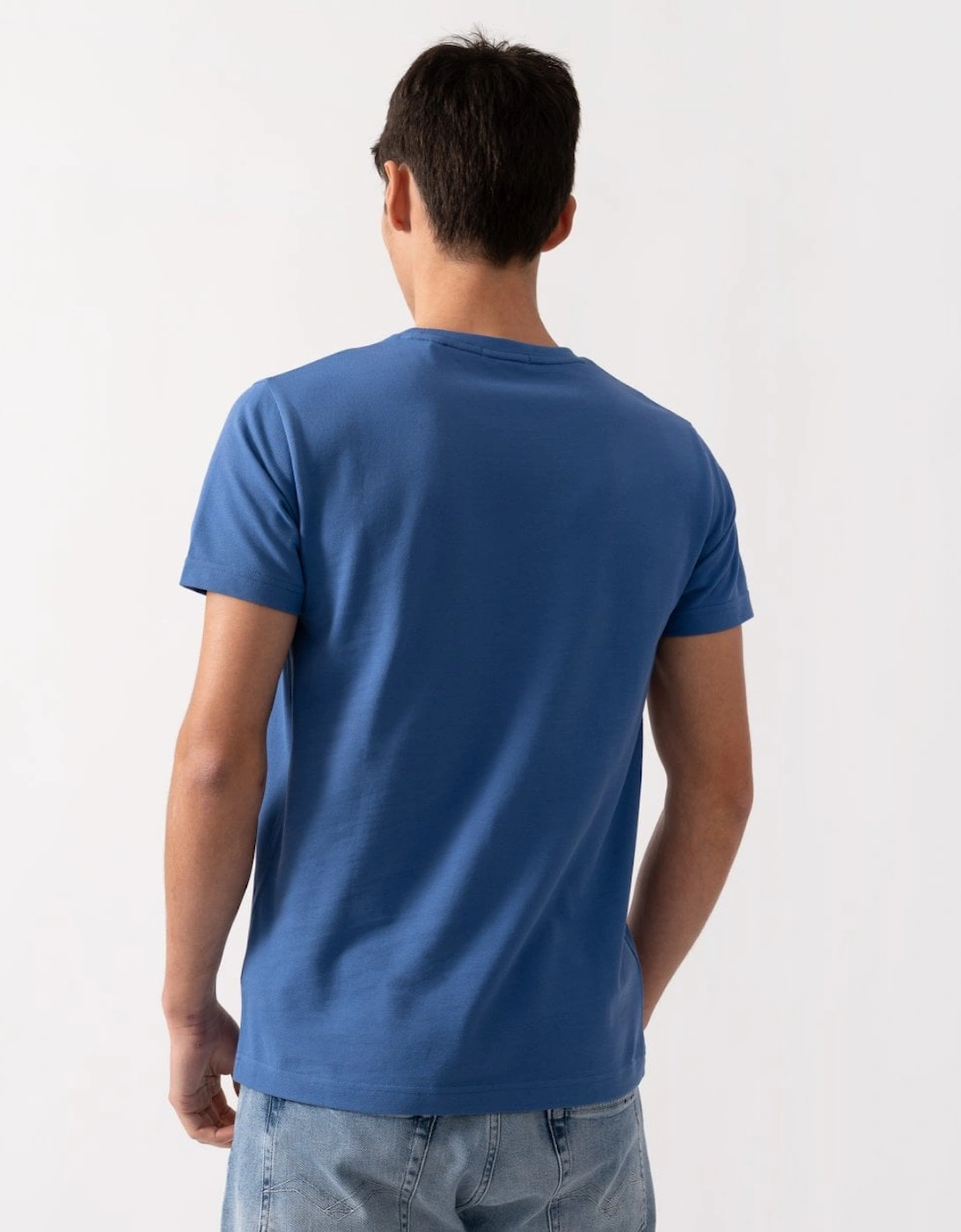 Mens Slim Pique Short Sleeve T-Shirt