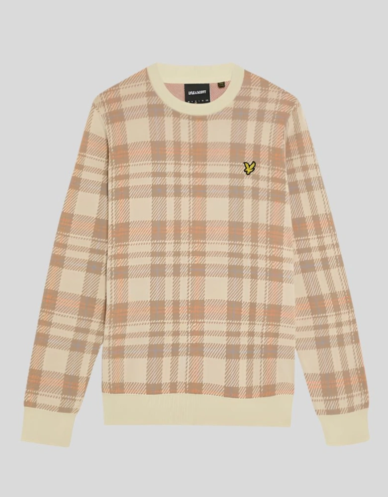 Tartan Crew Neck Jumper