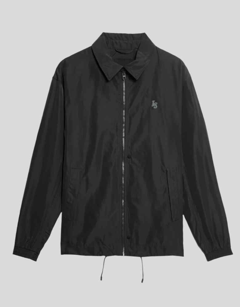 Nylon Emblem Coach Jacket